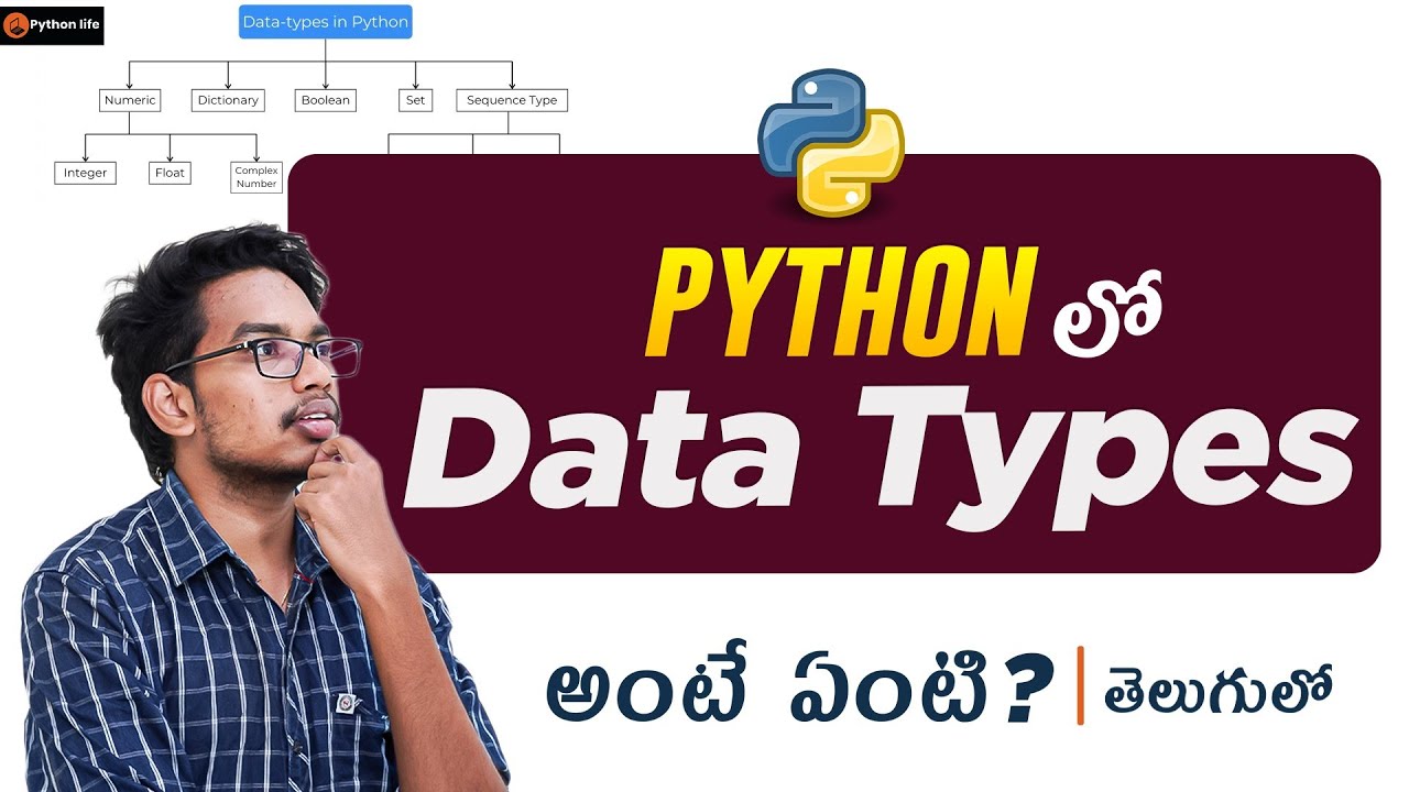 Master Python Data Types & Type Conversions | Telugu Python Tutorial 📚