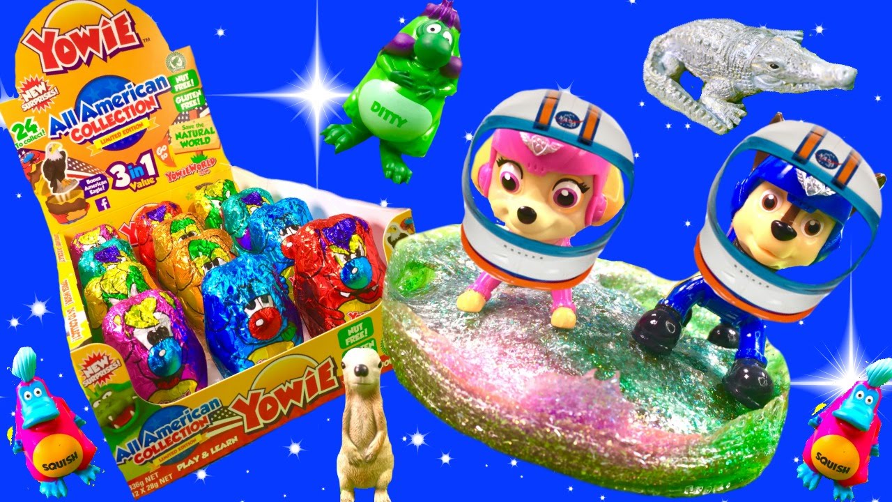 Paw Patrol Travel Through Space to Find Yowie Surprise