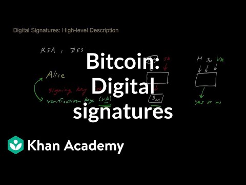 Bitcoin - Digital Signatures