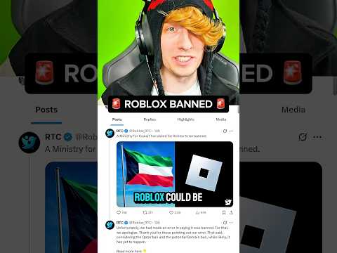 ROBLOX GOT BANNED... ๐จ๐จ๐จ