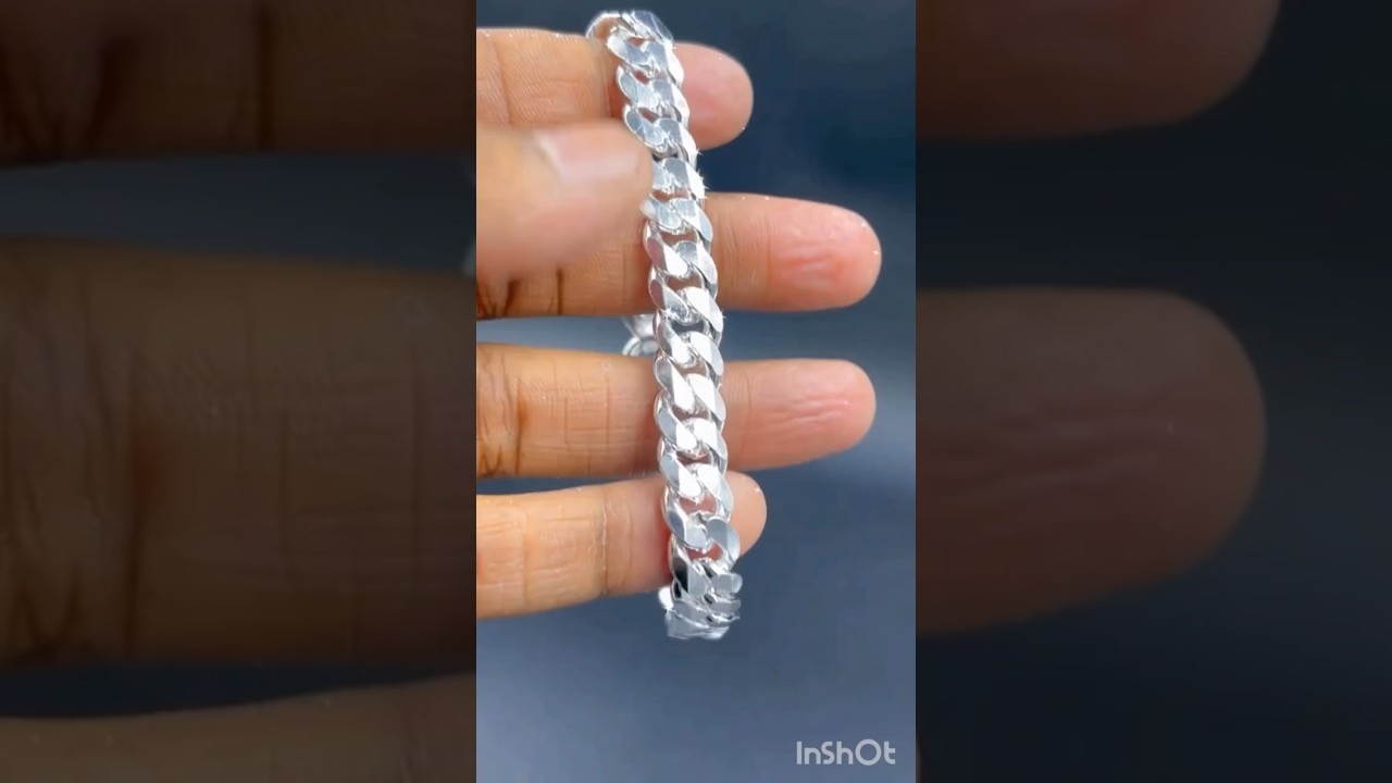 Silver Bracelet for Men with Price and Weight | New Design