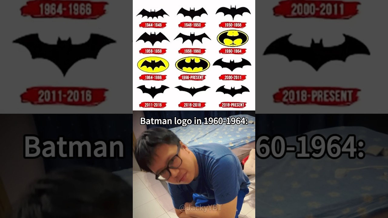Batman Logo (1960-1964) ☠️ #memes #shorts