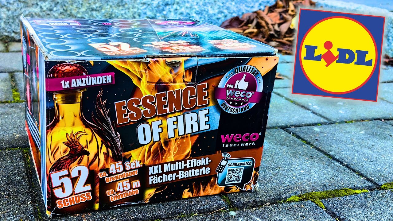 Weco ESSENCE OF FIRE | Lidl Feuerwerk Batterie