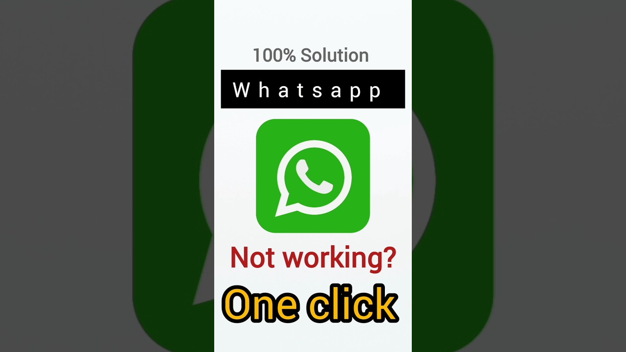 WhatsApp Not Working? Quick Fixes ✅