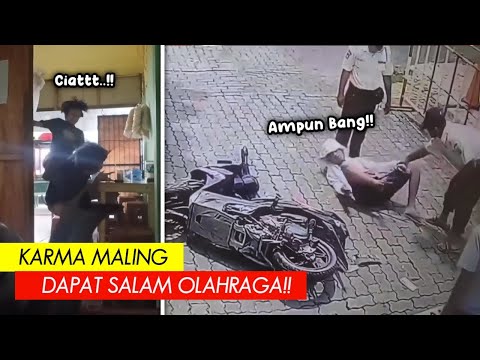 Maling Apes Dapat Salam Olahraga..!! Deretan Aksi Maling Gagal Yang Berujung Tertangkap - Pt.15