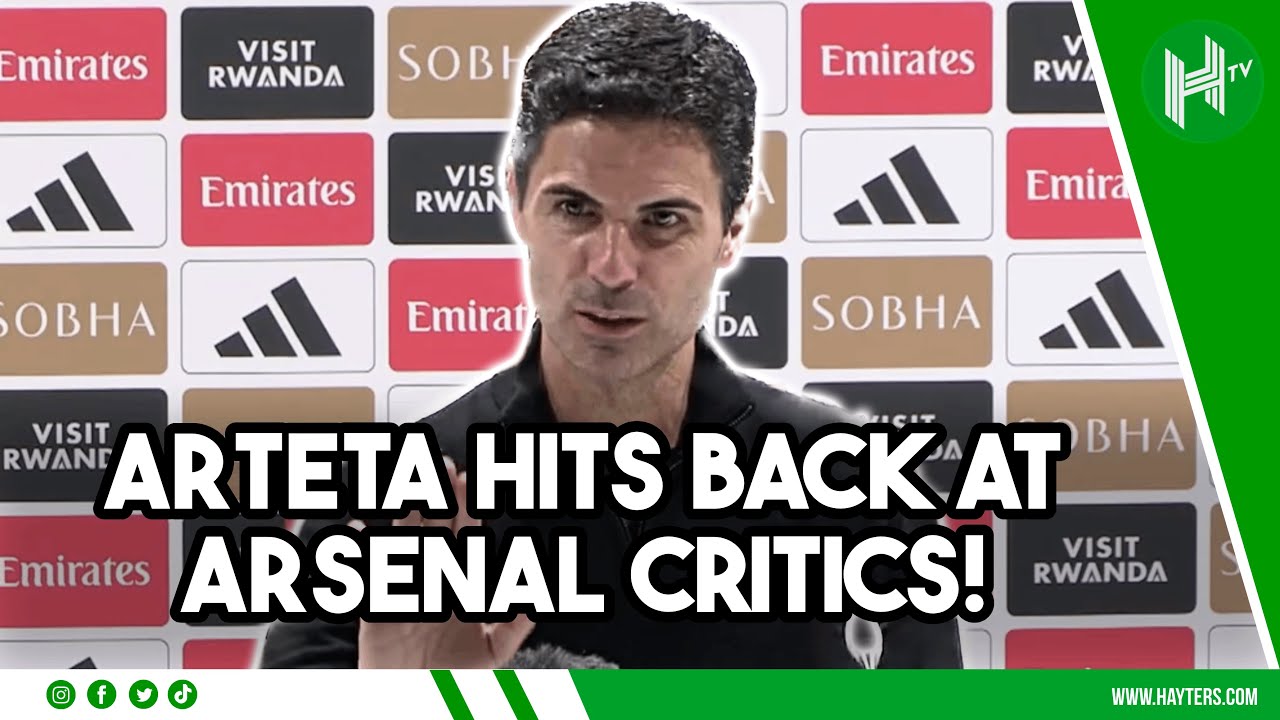 Arteta Responds to Critics After Arsenal's 1-1 Draw with Man City ⚽