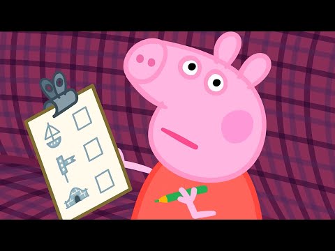 小猪佩奇 | 第三季 第18集 「 坐火车 」 粉红猪小妹 | 佩佩猪 |Peppa Pig Chinese |动画