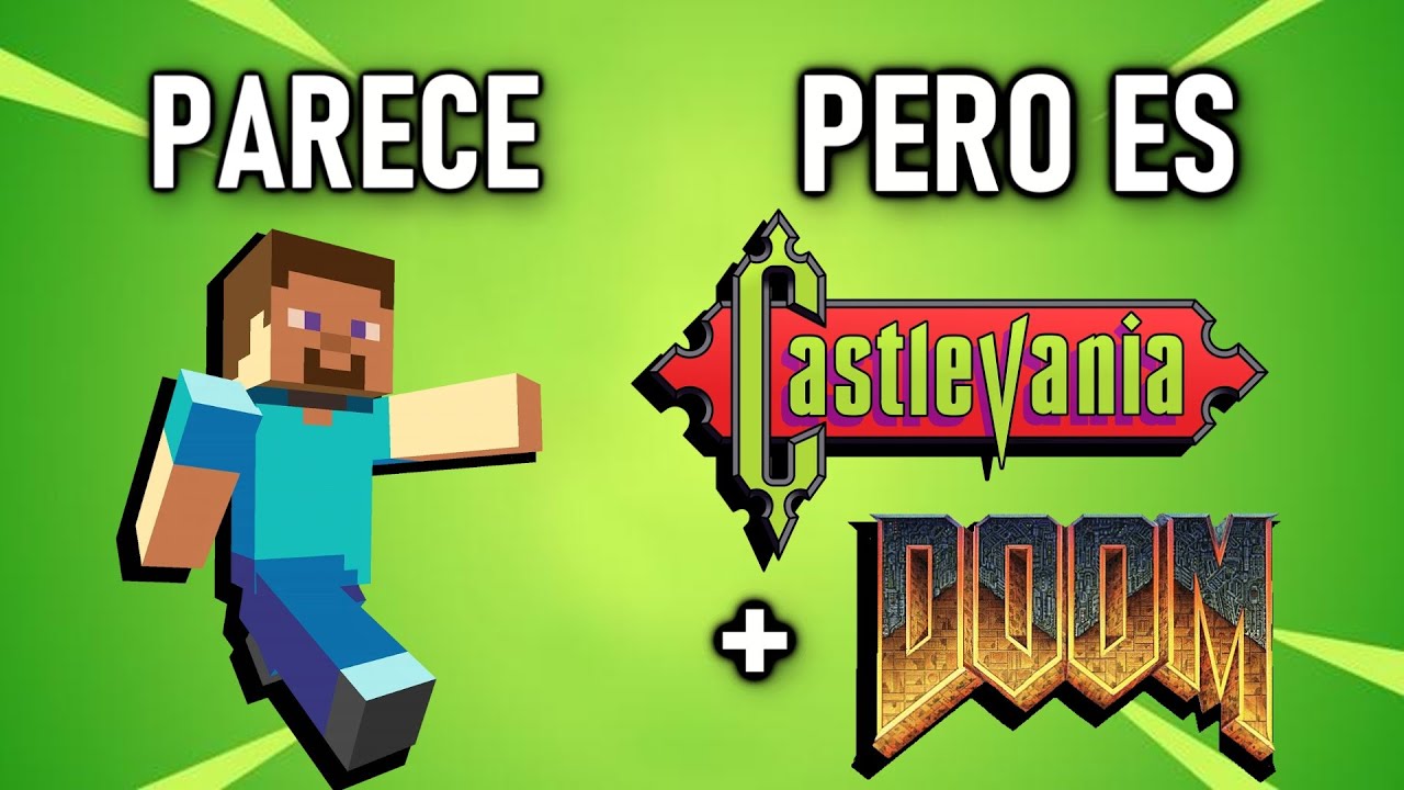 Minecraft se fusiona con Doom y Castlevania 🎮
