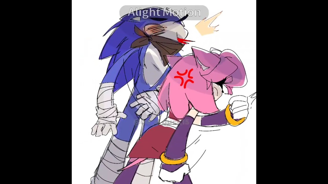 SONAMY BOOMπ₯ #viral #art #sonic #sonicboom #amy #animation #fyp #trending #shorts
