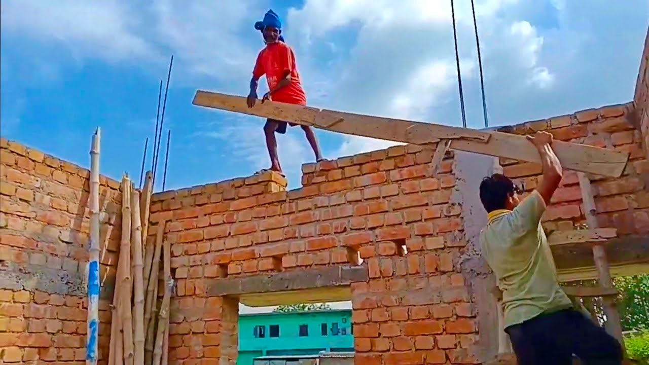 How to Install Wall Beams with Timber Formwork 🏗️