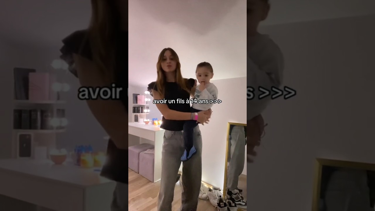 Avoir un fils à 14 ans 👶#tiktok #enfants #maman #jeune #humour #fyp #shorts #shortvideo