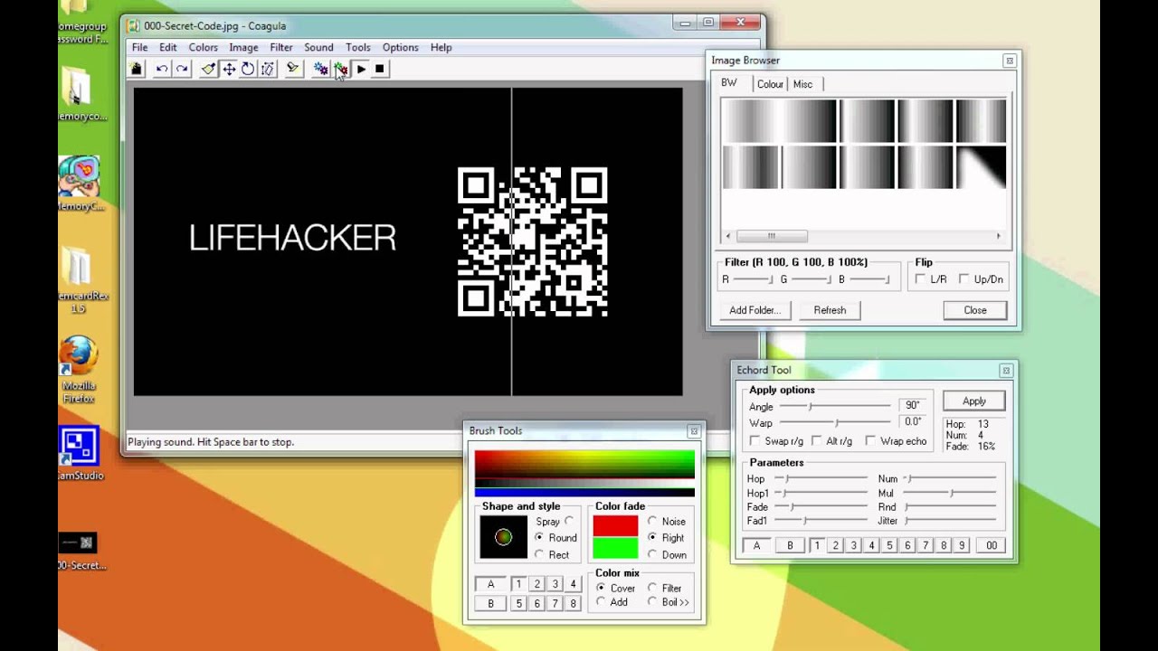 How to Hide a Secret Code in an Audio File
