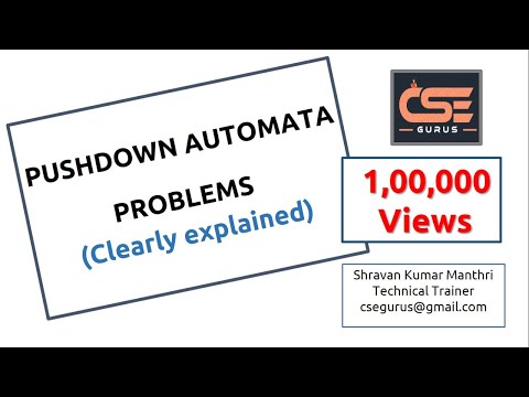 Pushdown Automata  problems with clear explanation