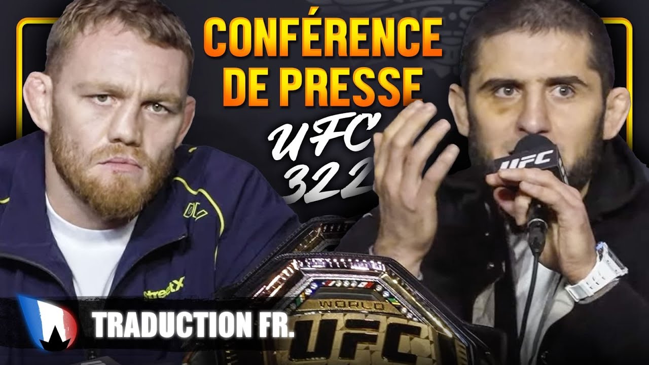 UFC 322 Jack Della Maddalena vs Islam Makhachev : LA CONFERENCE DE PRESSE EN FRANÇAIS