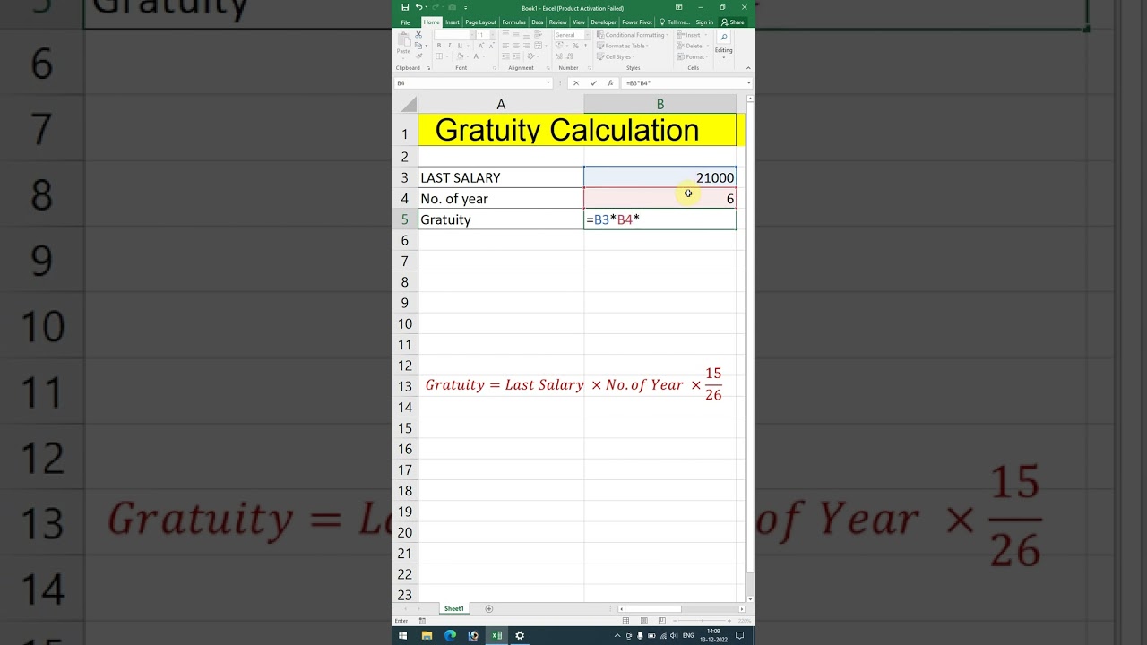 Gratuity Calculation 2024 | Simple Formula Guide