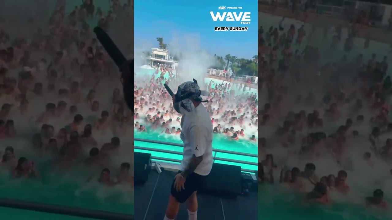 The Wave Fest Ayia Napa 2025. EVERY SUNDAY at WaterWorld ๐๐๐ #ayianapa #cyprus
