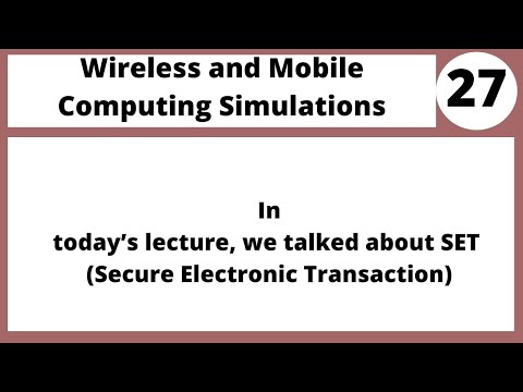 Secure Electronic Transaction|Network Security in Hindi Urdu LECTURE 27
