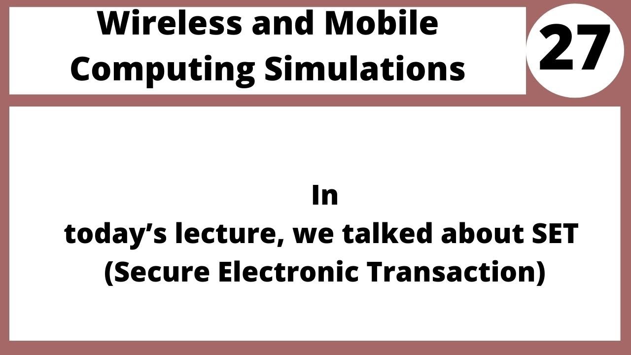 सिक्योर इलेक्ट्रॉनिक ट्रांजैक्शन (SET) | नेटवर्क सुरक्षा का पूरा परिचय 📱