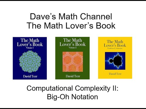 The Math Lover's Book, Computational Complexity II: Big Oh Notation