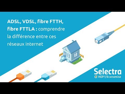 ADSL, VDSL, fibre FTTH, fibre FTTLA : comprendre la différence entre ces réseaux internet