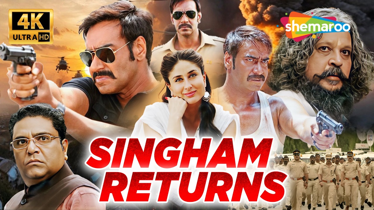 Singham Returns (2014) Full 4K Action Thriller 🎬