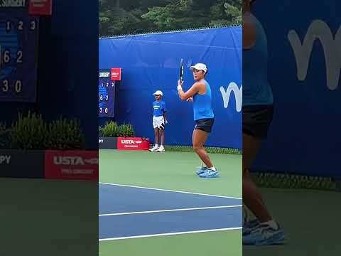 🎾🪩 JANICE TJEN KILLER FOREHAND SMASH SLOW MOTION 💕 NOSTOP DISCO MUSIC 🪩🎾 #viral #trending #wta