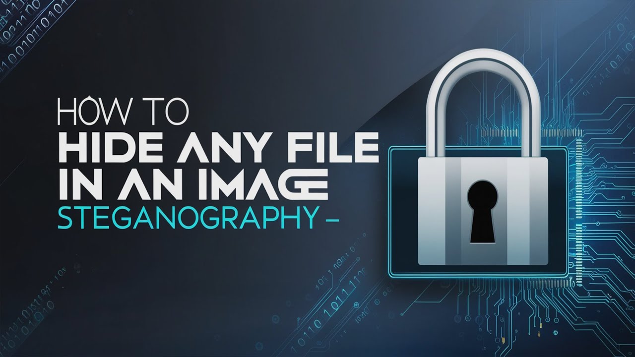 How To Hide File In An Image (Steganography)