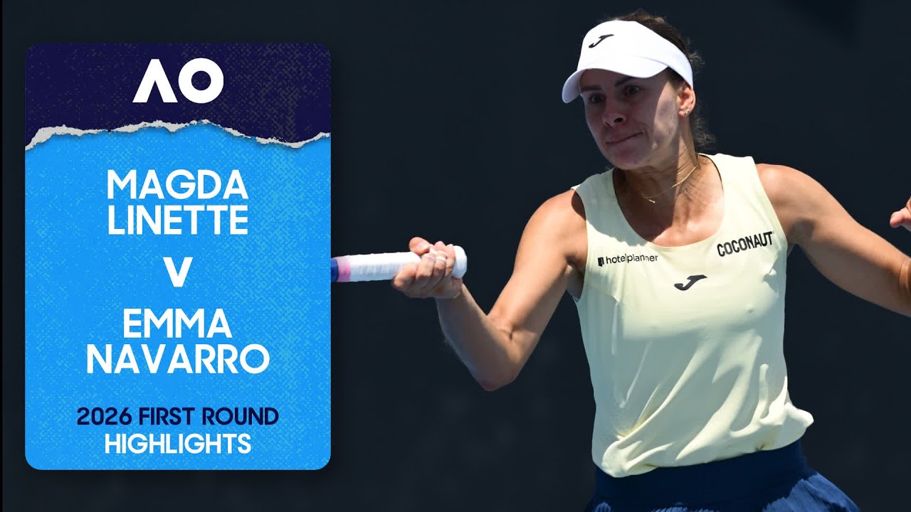 Magda Linette v Emma Navarro Highlights | Australian Open 2026 First Round