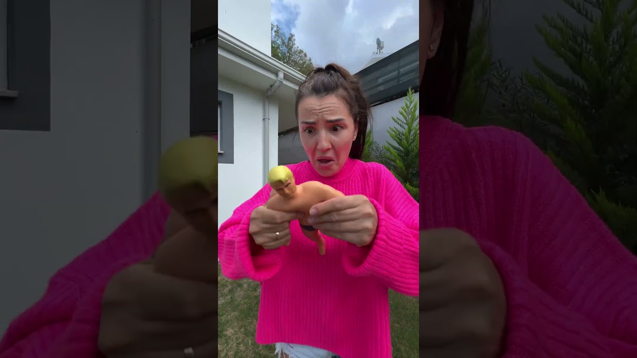 She Saves Him Using Stretch Armstrong! 😱