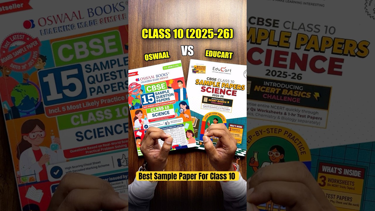 Oswaal vs Educart: Best Class 10 Sample Papers 2025-26