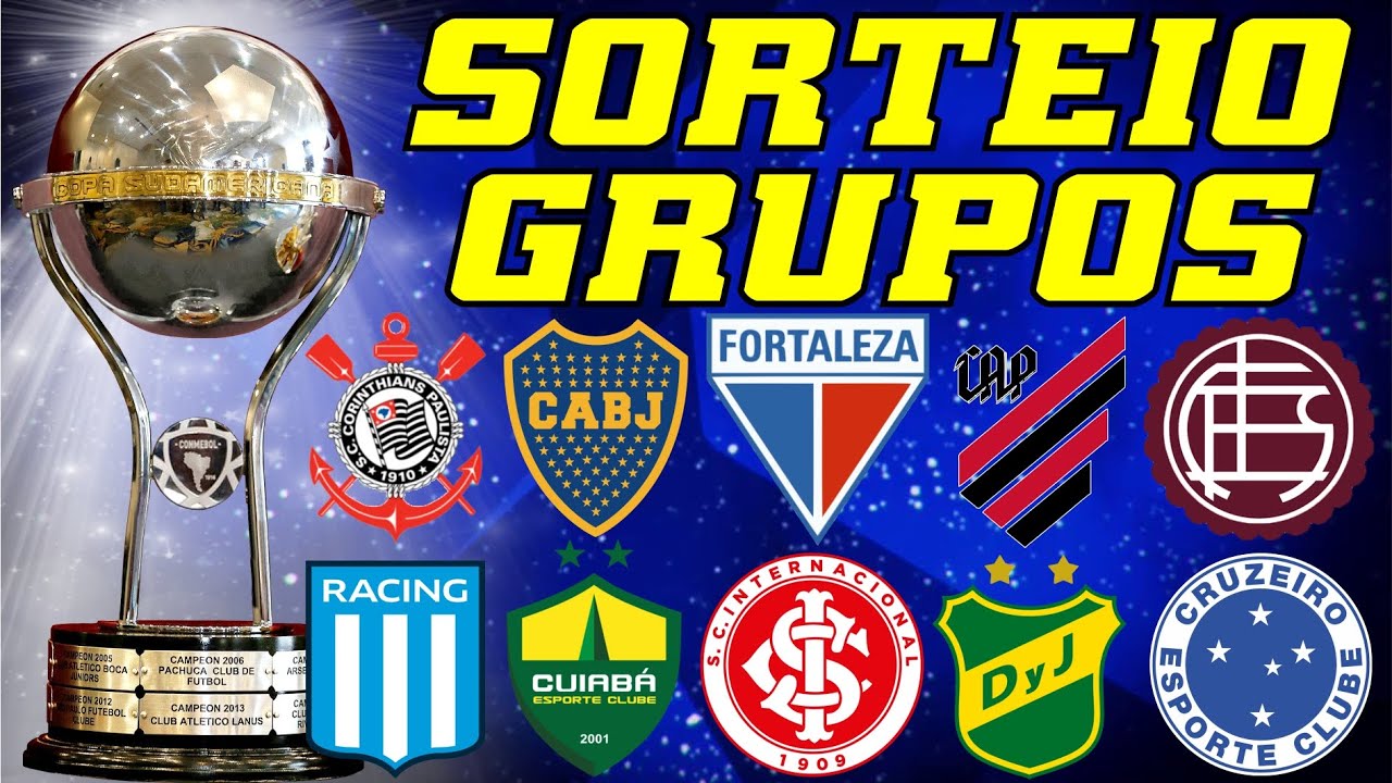 COPA SULAMERICANA 2024 - SORTEIO DOS GRUPOS