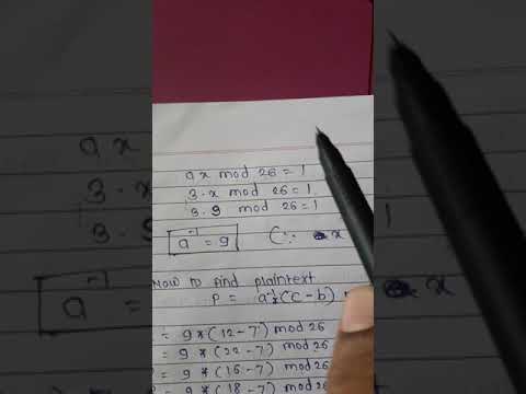 Affine Cipher Encryption Technique with Example