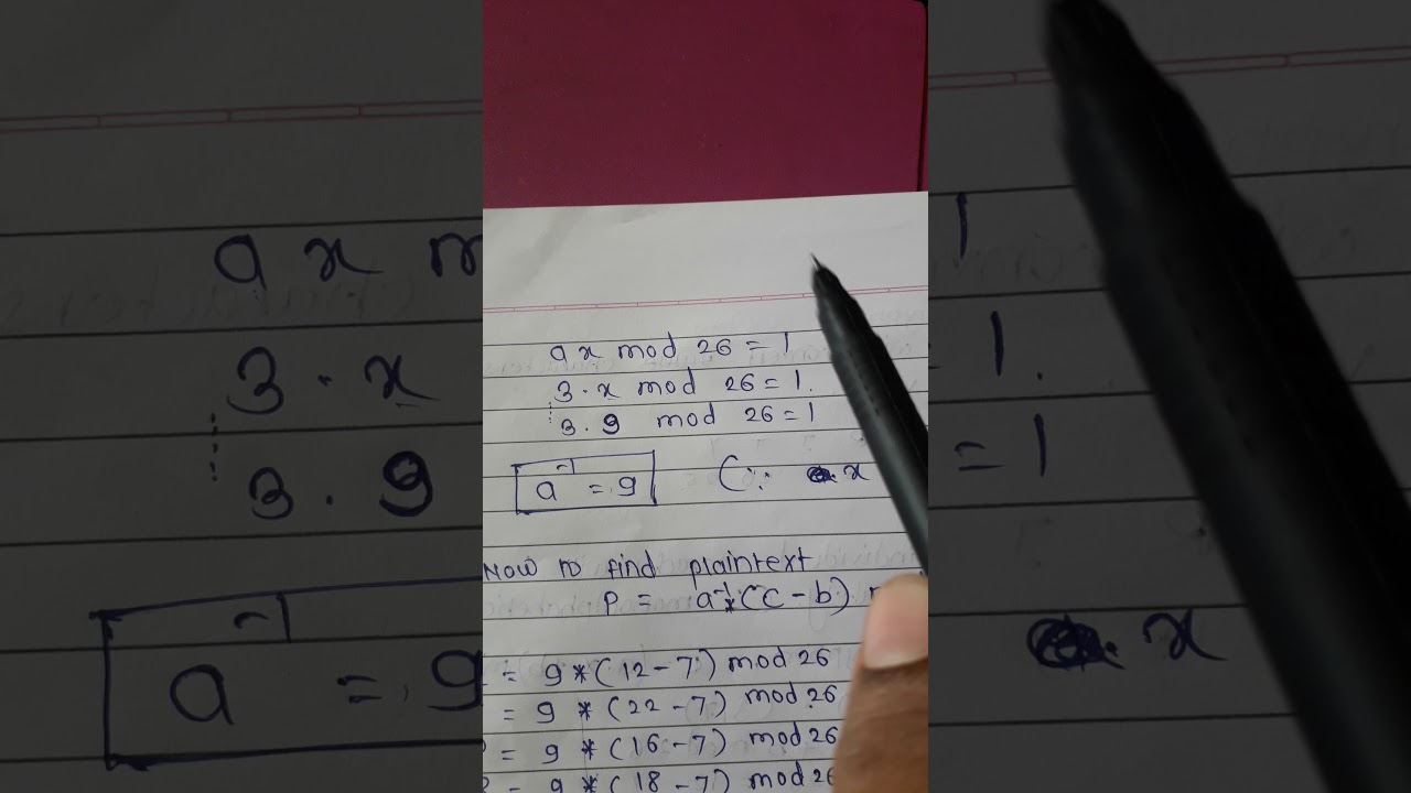 Master the Affine Cipher: Easy Encryption Technique with Step-by-Step Example 🔐