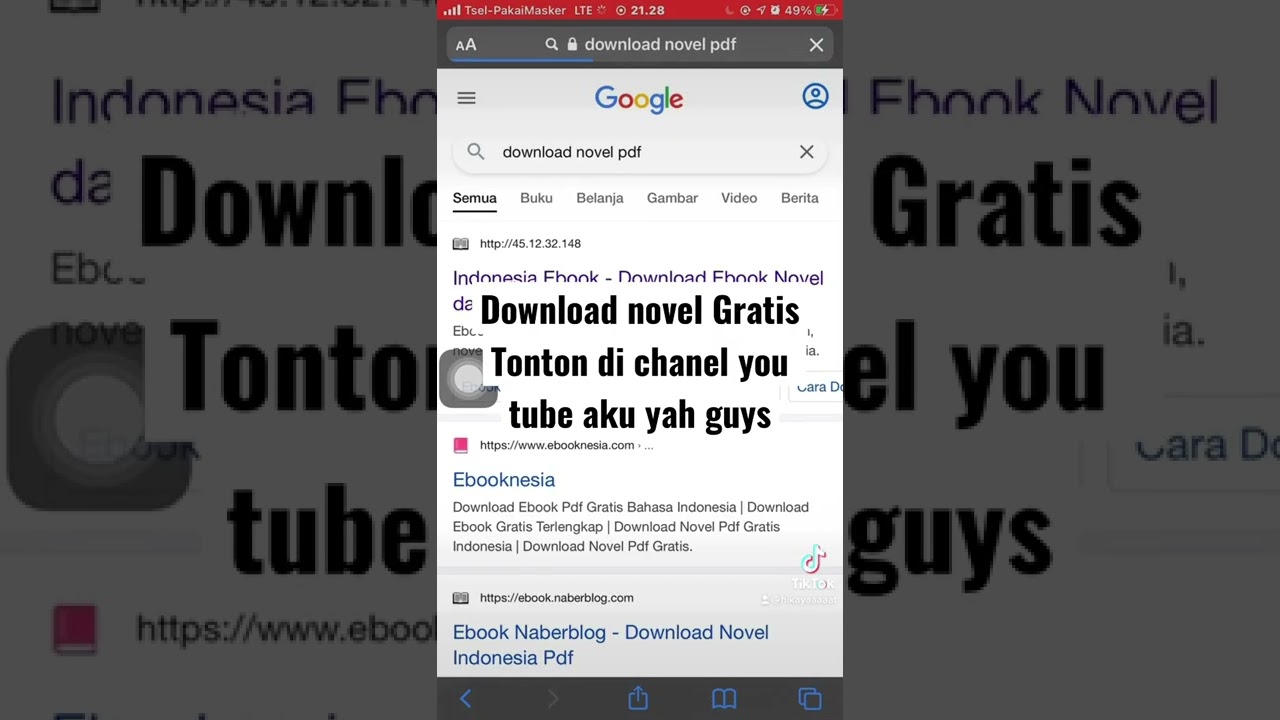 Free Download of Novel EBook