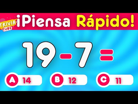 🧠¿Cuánto sabes de Matemáticas y Razonamiento lógico? ➗🤓✖️ | ¿Eres Bueno Con Los Números? | Trivia...