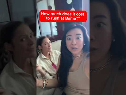 How much it costs to rush at Bama! #college #student #university #bamarush #studentdebt #money