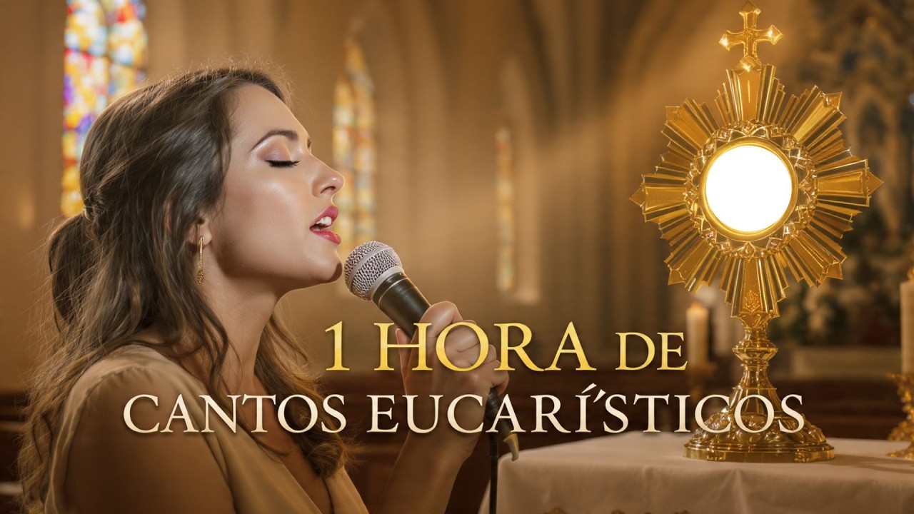 1 Hora de Cantos Eucarísticos para Adorar a Jesús 🙏