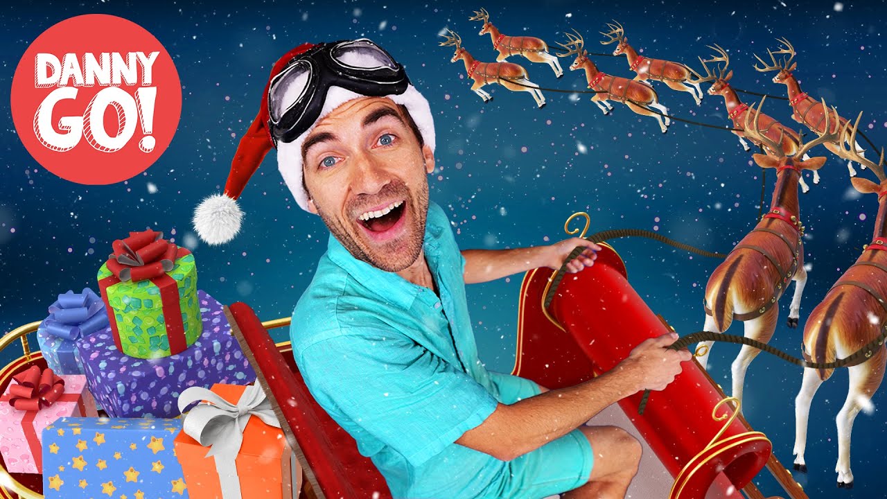 Danny's Sleigh Ride Adventure! 🦌🛷❄️ Christmas Brain Break Dance | Danny Go! Holiday Songs for Kids