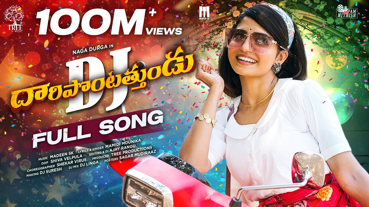 Daripontothundu DJ Full Song 🎶 | Madeen Sk, Mamidi Mounika & Shekar Virus