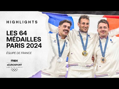 PARIS 2024 - Toutes les MÉDAILLES de la délégation FRANÇAISE lors des Jeux Olympiques
