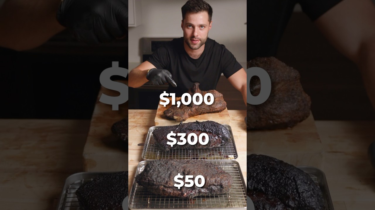 Brisket Showdown: Comparing $50, $300, and $1,000 Cuts 🥩