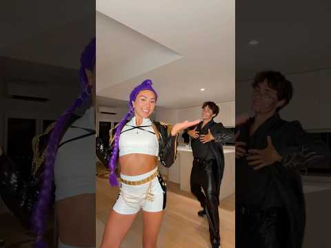 WE FINALLY DID THE SODA POP viral Kpop dance 🤭 as RUMI & JINU | Cadel and Mia ❤️