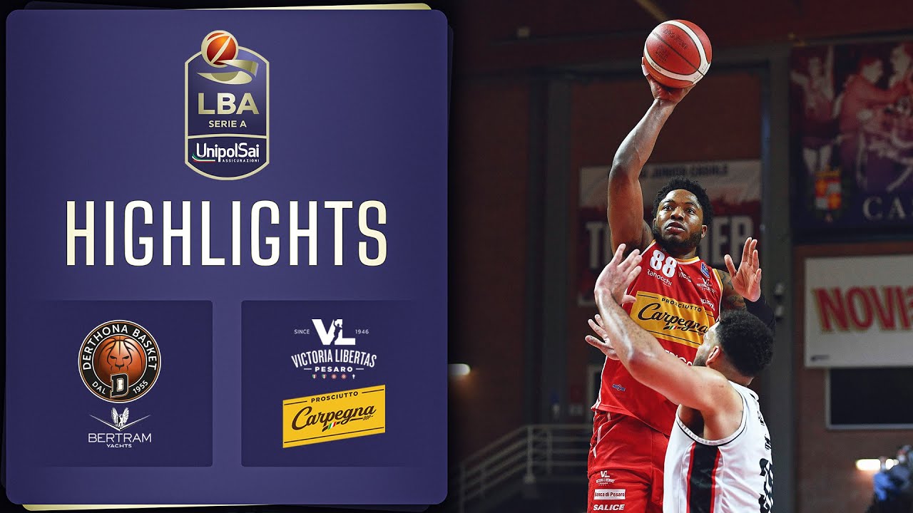 Highlights: Derthona Basket Tortona vs. Carpegna Prosciutto Pesaro | Serie A UnipolSai 2021/22 🏀