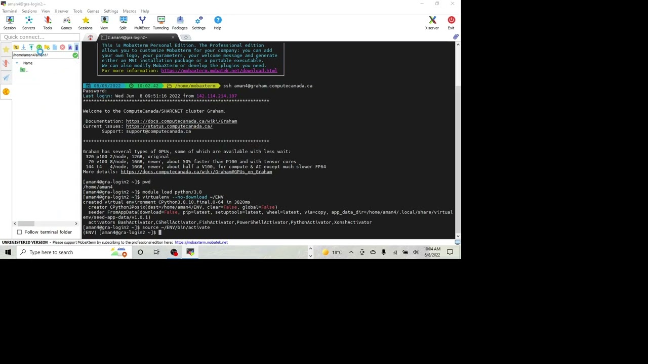 Running ML/DL Models on Compute Canada π