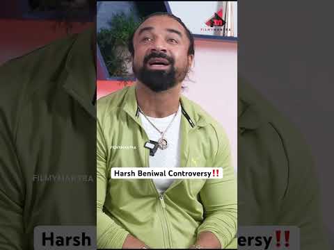 Ajaz Khan in a controversy with Harsh Beniwal‼️ #bollywood #ajazkhan