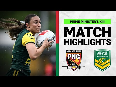 Rugby League International | PNG Orchids PM's XIII v Australian PM's XIII | Match Highlights | 2025