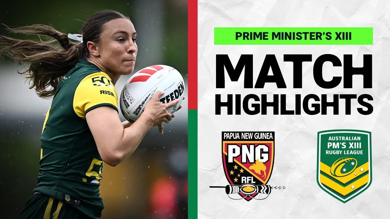 Rugby League International: PNG Orchids vs Australian PM's XIII Highlights 2025 🏉
