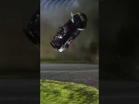 SCARY CRASH AT DAYTONA  #nascar #racing #crash #daytona