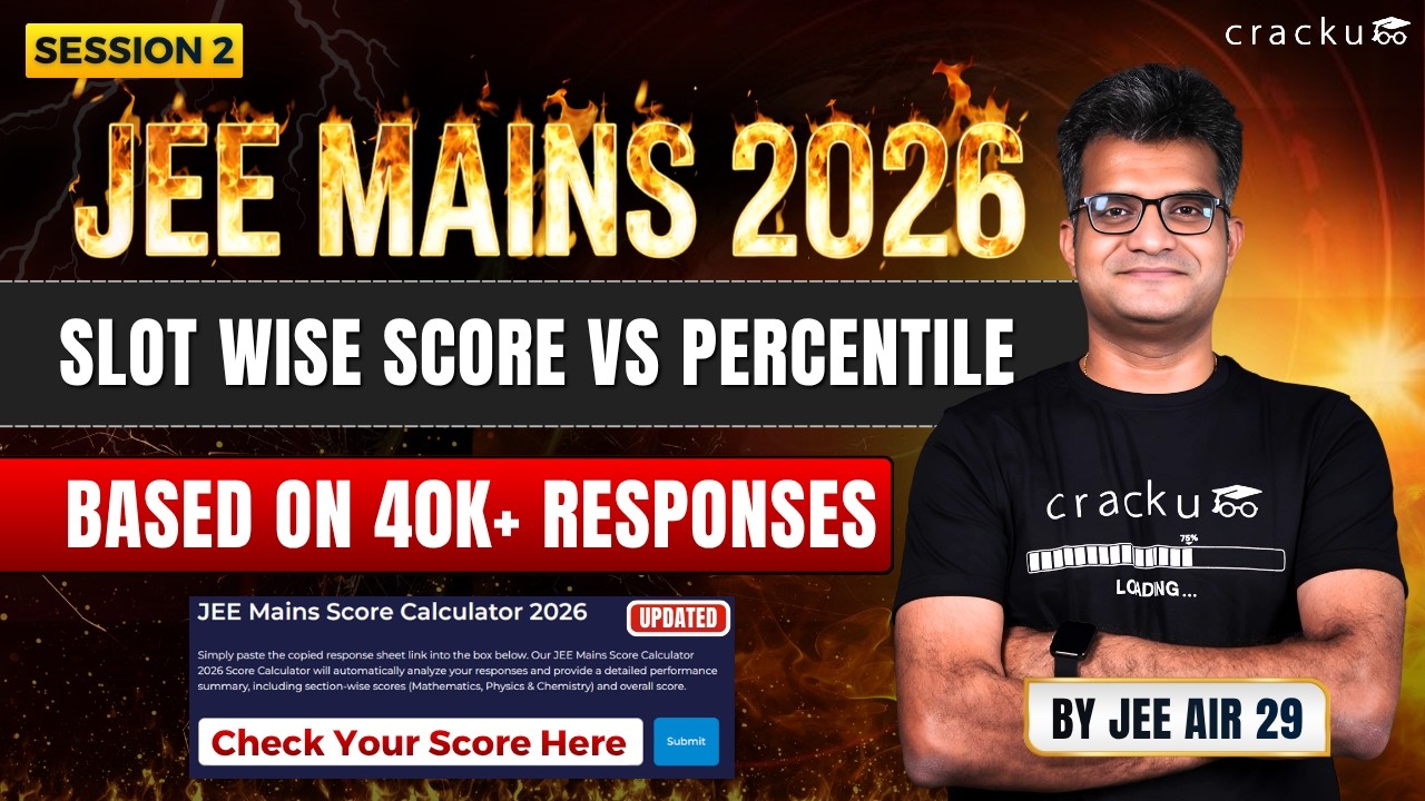 JEE 2026 Marks vs Percentile Prediction | JEE Mains | All Slots Analysis By Maruti Sir