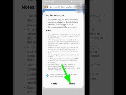 Ultra Data saving mode ko on kaise kare || how to on ultra data saving mode || #shorts